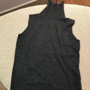 Cowl neck tank sweater